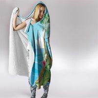 Bonjou Martinique Hooded Blanket Welcome To Heaven