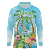 Bonjou Martinique Long Sleeve Polo Shirt Welcome To Heaven