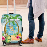 Bonjou Martinique Luggage Cover Welcome To Heaven
