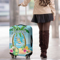 Bonjou Martinique Luggage Cover Welcome To Heaven