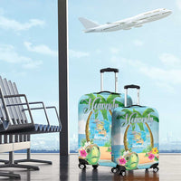 Bonjou Martinique Luggage Cover Welcome To Heaven