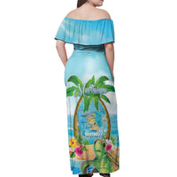 Bonjou Martinique Off Shoulder Maxi Dress Welcome To Heaven