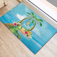 Bonjou Martinique Rubber Doormat Welcome To Heaven