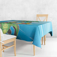Bonjou Martinique Tablecloth Welcome To Heaven