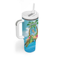 Bonjou Martinique Tumbler With Handle Welcome To Heaven