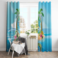 Bonjou Martinique Window Curtain Welcome To Heaven
