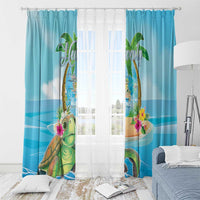 Bonjou Martinique Window Curtain Welcome To Heaven