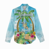Bonjou Martinique Women Casual Shirt Welcome To Heaven
