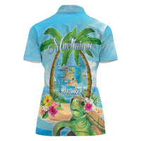 Bonjou Martinique Women Polo Shirt Welcome To Heaven