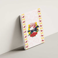 Kentucky Horse Racing Canvas Wall Art Rose Floral
