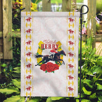 Kentucky Horse Racing Garden Flag Rose Floral