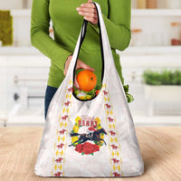 Kentucky Horse Racing Grocery Bag Rose Floral