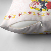 Kentucky Horse Racing Pillow Cover Rose Floral