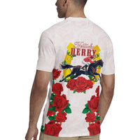 Kentucky Horse Racing Rugby Jersey Rose Floral