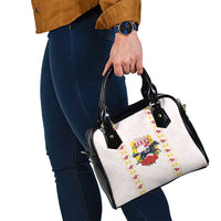 Kentucky Horse Racing Shoulder Handbag Rose Floral