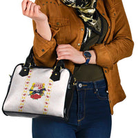 Kentucky Horse Racing Shoulder Handbag Rose Floral