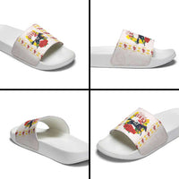 Kentucky Horse Racing Slide Sandals Rose Floral