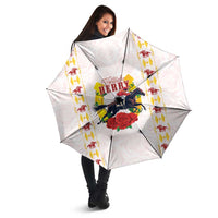 Kentucky Horse Racing Umbrella Rose Floral