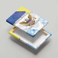 Personalized US Virgin Islands Canvas Wall Art Happy Independence Day