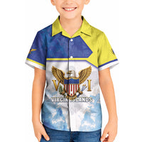 Personalized US Virgin Islands Kid Hawaiian Shirt Happy Independence Day