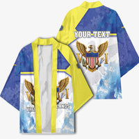 Personalized US Virgin Islands Kimono Happy Independence Day
