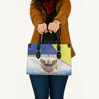 Personalized US Virgin Islands Leather Bag Happy Independence Day