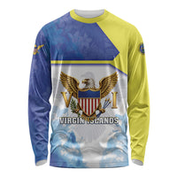 Personalized US Virgin Islands Long Sleeve Shirt Happy Independence Day