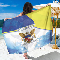 Personalized US Virgin Islands Sarong Happy Independence Day