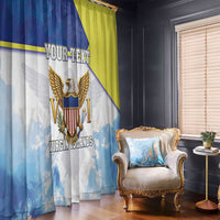 Personalized US Virgin Islands Window Curtain Happy Independence Day