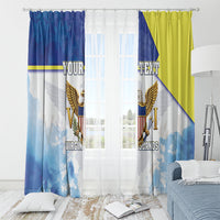 Personalized US Virgin Islands Window Curtain Happy Independence Day