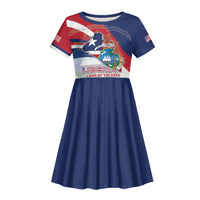 Liberia 1847 Kid Short Sleeve Dress Happy Independence Day