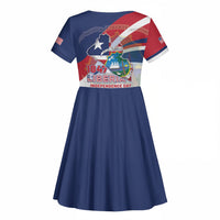 Liberia 1847 Kid Short Sleeve Dress Happy Independence Day