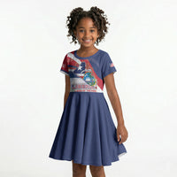 Liberia 1847 Kid Short Sleeve Dress Happy Independence Day