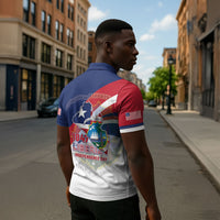 Liberia 1847 Zipper Polo Shirt Happy Independence Day