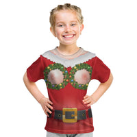 Funny Christmas Costume Kid T Shirt Busty Big Boobs - Wonder Print Shop