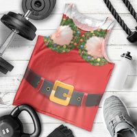 Funny Christmas Costume Men Tank Top Busty Big Boobs - Wonder Print Shop