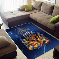 Jewish Hanukkah Festival Area Rug Let's Get Lit LT05 - Wonder Print Shop
