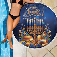 Jewish Hanukkah Festival Beach Blanket Let's Get Lit LT05 - Wonder Print Shop
