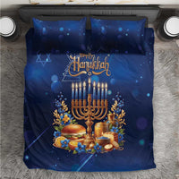 Jewish Hanukkah Festival Bedding Set Let's Get Lit LT05 - Wonder Print Shop