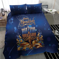 Jewish Hanukkah Festival Bedding Set Let's Get Lit LT05 - Wonder Print Shop