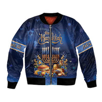 Jewish Hanukkah Festival Bomber Jacket Let's Get Lit LT05 - Wonder Print Shop