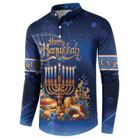 Jewish Hanukkah Festival Button Sweatshirt Let's Get Lit LT05 - Wonder Print Shop