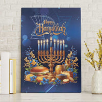 Jewish Hanukkah Festival Canvas Wall Art Let's Get Lit LT05 - Wonder Print Shop