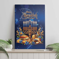 Jewish Hanukkah Festival Canvas Wall Art Let's Get Lit LT05 - Wonder Print Shop