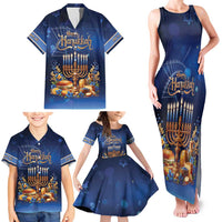 Jewish Hanukkah Festival Family Matching Tank Maxi Dress and Hawaiian Shirt Let's Get Lit LT05 - Wonder Print Shop
