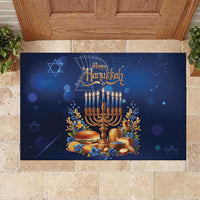 Jewish Hanukkah Festival Rubber Doormat Let's Get Lit LT05 - Wonder Print Shop
