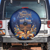 Jewish Hanukkah Festival Spare Tire Cover Let's Get Lit LT05 - Wonder Print Shop
