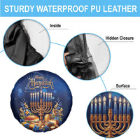 Jewish Hanukkah Festival Spare Tire Cover Let's Get Lit LT05 - Wonder Print Shop