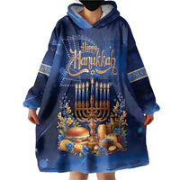 Jewish Hanukkah Festival Wearable Blanket Hoodie Let's Get Lit LT05 - Wonder Print Shop