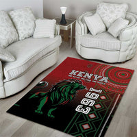 Kenya Jamhuri Day Area Rug One Nation One Flag One People LT05 - Wonder Print Shop